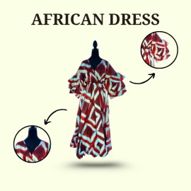 Geometric Harmony Dress