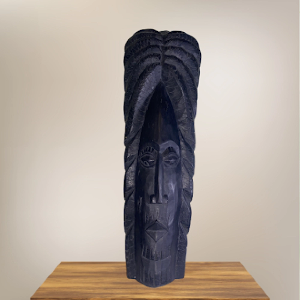 African mask ( Rasta man) handcrafted (6 pieces)