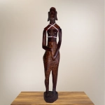 African warrior statue handcrafted  