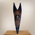 African mask with decorative beads handcrafted 