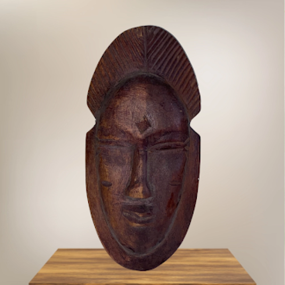 African mask handcrafted