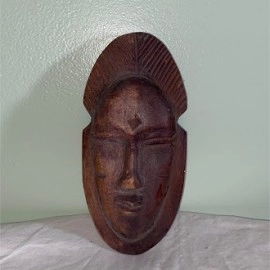 African mask handcrafted