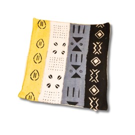 Liberian Mud Cloth Throw Pillow