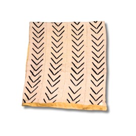 Interwoven Angles Mud Cloth Throw Pillow