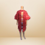 Open Back Jacket with Bean String Detail