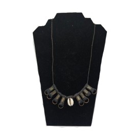 Tribal Shell & Coil Wire Necklace