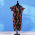 Elegant 'Rich Auntie' African Dress - Handcrafted in Liberia