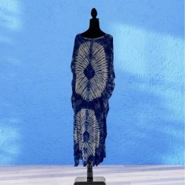 African tie dye gown