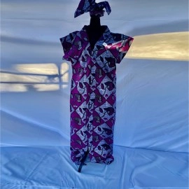 African dress commonly called “rich auntie “ 