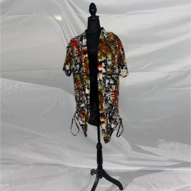 Colorful Abstract Kimono Dress