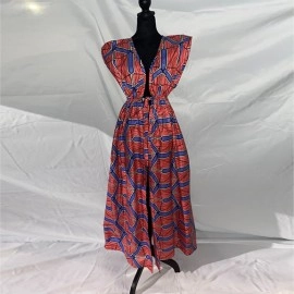 Vibrant Plaid Midi Dress