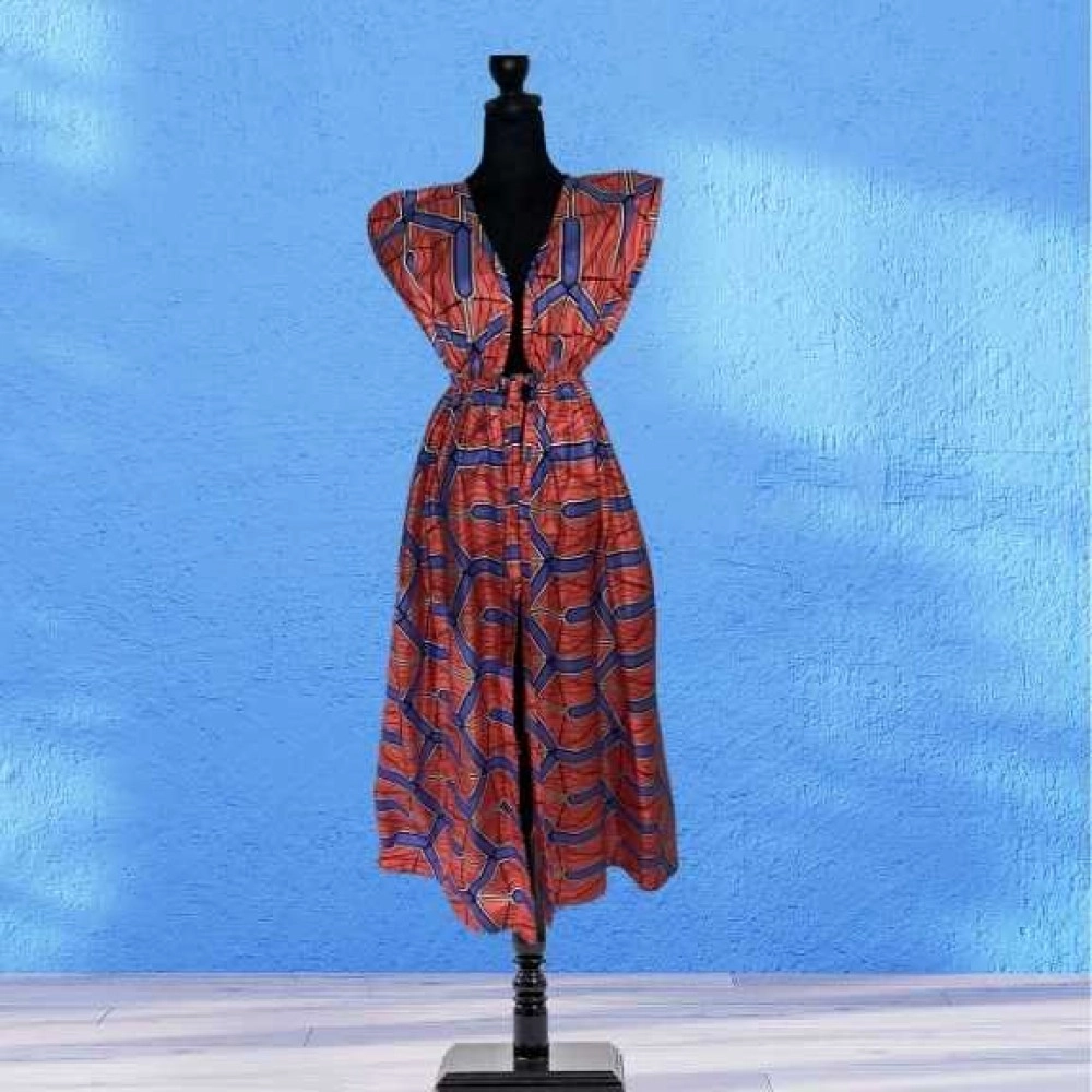 Vibrant Plaid Midi Dress