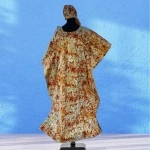 Bohemian Mustard Floral Draped Dress