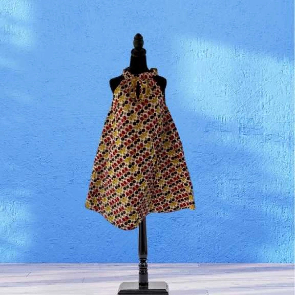 Leopard Print Sleeveless Flared Mini Dress