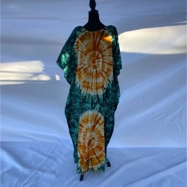 African tie dye dress