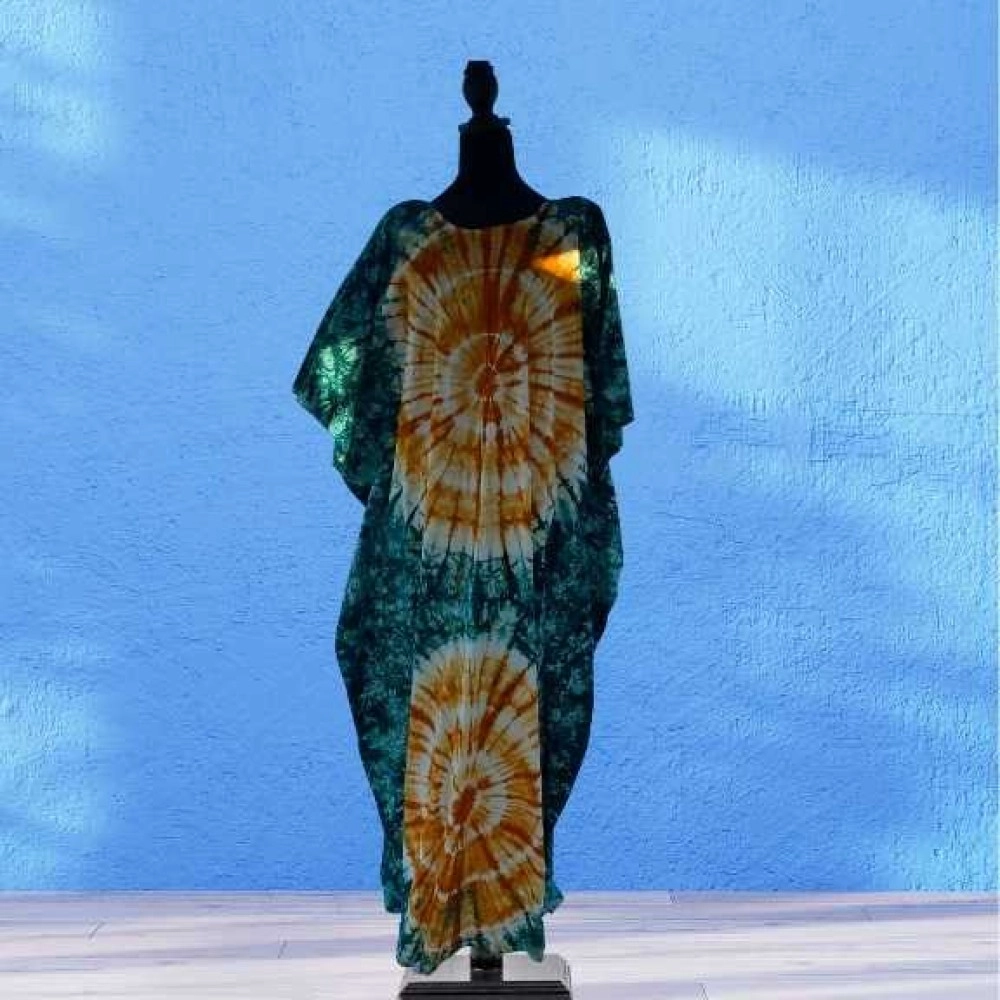 African tie dye dress