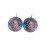 African Woman Face Earrings with Hair Wrap