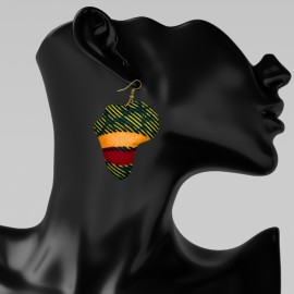 Handmade African Print Earrings