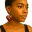 Traditional African Fabric Earrings