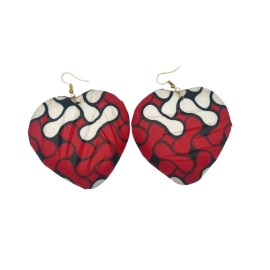 Traditional African Fabric Earrings