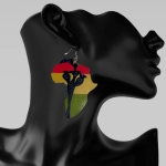African earrings