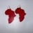 African earrings 