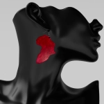 African earrings 