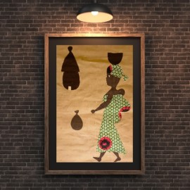 Handmade African Wall Hanging from Benin