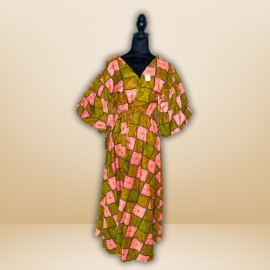 African Wrap-Around Dress