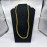 Elegant Gold Serpentine Necklace