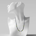 Rasta Tribal Necklace with Bone Pendant