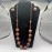 Handcrafted Wooden Beaded Necklace & Earring Set