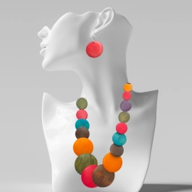 Necklace and earrings set 