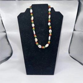 Cowrie shells and beads necklace( 4 pieces)