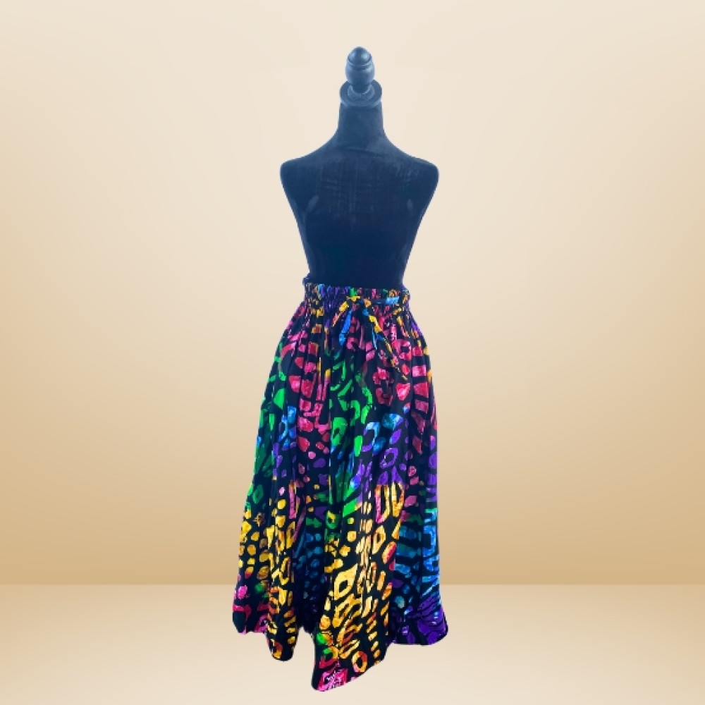 Full-Length African Skirt