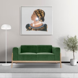 Liberian Traditional Lady Wall Hanging